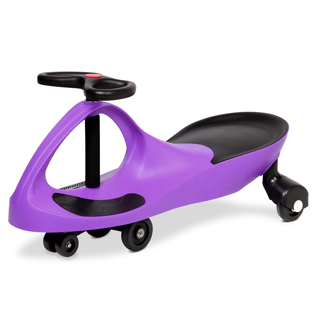 www.kidscarz.com.au, electric toy car, affordable Ride ons in Australia, Keezi Kids Ride On Swing Car - Purple