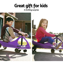Kids Ride On Swing Car | Wiggle Cart Toy Purple from kidscarz.com.au, we sell affordable ride on toys, free shipping Australia wide, Load image into Gallery viewer, Kids Ride On Swing Car | Wiggle Cart Toy Purple
