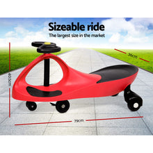 Kids Ride On Swing Car | Wiggle Kart Toy Red from kidscarz.com.au, we sell affordable ride on toys, free shipping Australia wide, Load image into Gallery viewer, Kids Ride On Swing Car | Wiggle Kart Toy Red
