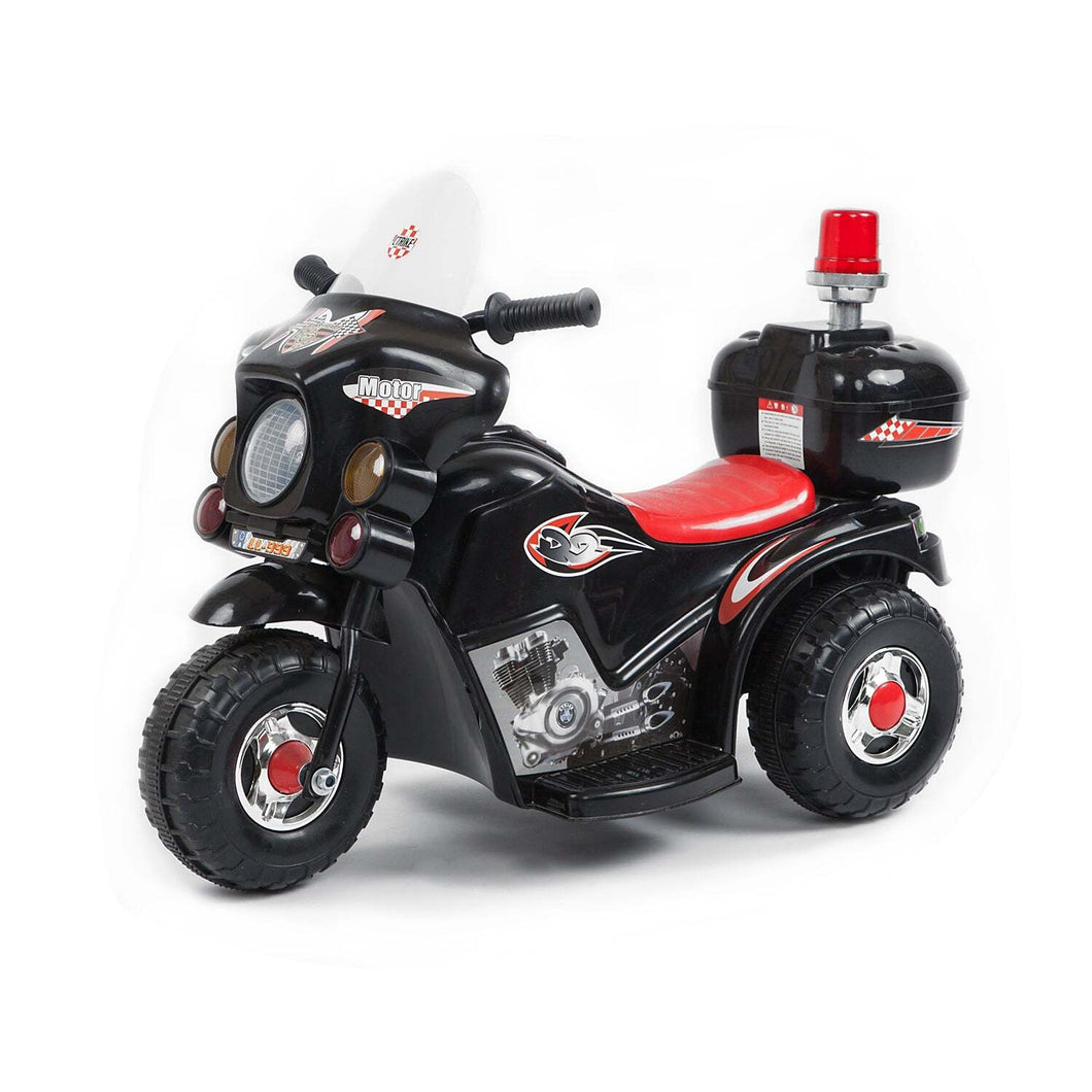 www.kidscarz.com.au, electric toy car, affordable Ride ons in Australia, Children's Electric Ride-on Motorcycle (Black) Rechargeable, Up To 1Hr