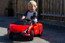 Ferrari Inspired 12V Ride-on Electric Car with Remote Control - Red from kidscarz.com.au, we sell affordable ride on toys, free shipping Australia wide, Load image into Gallery viewer, Ferrari Inspired 12V Ride-on Electric Car with Remote Control - Red

