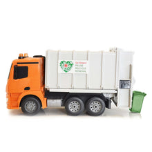 Remote Control Mercedes-Benz Garbage Model Toy Truck (Orange) from kidscarz.com.au, we sell affordable ride on toys, free shipping Australia wide, Load image into Gallery viewer, Remote Control Mercedes-Benz Garbage Model Toy Truck (Orange)
