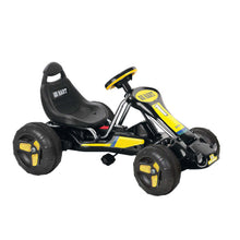 Pedal Powered Go-Kart for Children (Black) Ride & Steer/ 4-Wheel Vehicle from kidscarz.com.au, we sell affordable ride on toys, free shipping Australia wide, Load image into Gallery viewer, Pedal Powered Go-Kart for Children (Black) Ride &amp; Steer/ 4-Wheel Vehicle

