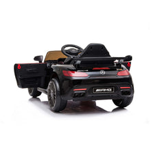 Licensed Mercedes Benz AMG GTR Toy Car in Red - Kids Ride On Electric Car from kidscarz.com.au, we sell affordable ride on toys, free shipping Australia wide, Load image into Gallery viewer, Mercedes Benz AMG GTR 12 Volt electric ride on car in black, 100% replica, licensed affordable kids car
