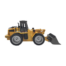 Remote Control Model Bulldozer Truck (Yellow), Driving Cab and Scoop from kidscarz.com.au, we sell affordable ride on toys, free shipping Australia wide, Load image into Gallery viewer, Remote Control Model Bulldozer Truck (Yellow), Driving Cab and Scoop
