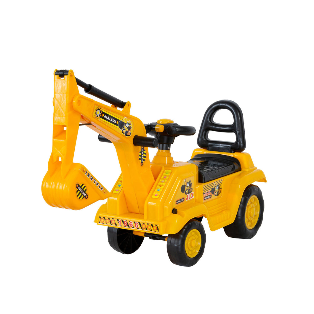 www.kidscarz.com.au, electric toy car, affordable Ride ons in Australia, Ride-on Children’s Toy Excavator Truck (Yellow)