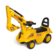 Kids Ride On Truck Toddler Foot to Floor | Excavator | Yellow