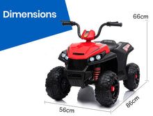 Kids Ride On Electric Quad Bike | kids electric quad bike Red from kidscarz.com.au, we sell affordable ride on toys, free shipping Australia wide, Load image into Gallery viewer, Kids Ride On Electric Quad Bike | kids electric quad bike Red
