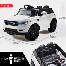 Kids Ride On Electric Car with Remote Control | Range Rover Inspired | White from kidscarz.com.au, we sell affordable ride on toys, free shipping Australia wide, Load image into Gallery viewer, Kids Ride On Electric Car with Remote Control | Range Rover Inspired | White
