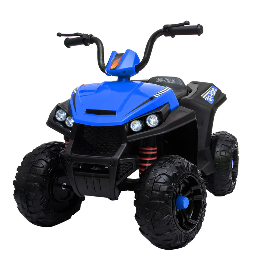 www.kidscarz.com.au, electric toy car, affordable Ride ons in Australia, ROVO KIDS Electric Ride On ATV Quad Bike Battery Powered, Black and Blue