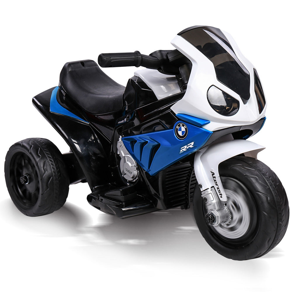 www.kidscarz.com.au, electric toy car, affordable Ride ons in Australia, Rovo Kids Licensed BMW S1000RR Ride On Motorbike with Battery and Charger, Blue