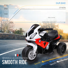 Rovo Kids Licensed BMW S1000RR Ride On Motorbike with Battery and Charger, Red from kidscarz.com.au, we sell affordable ride on toys, free shipping Australia wide, Load image into Gallery viewer, Rovo Kids Licensed BMW S1000RR Ride On Motorbike with Battery and Charger, Red
