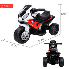 Rovo Kids Licensed BMW S1000RR Ride On Motorbike with Battery and Charger, Red from kidscarz.com.au, we sell affordable ride on toys, free shipping Australia wide, Load image into Gallery viewer, Rovo Kids Licensed BMW S1000RR Ride On Motorbike with Battery and Charger, Red
