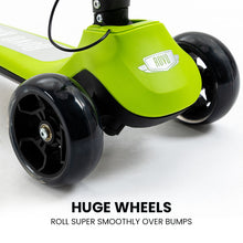 ROVO KIDS 3-Wheel Electric Scooter, Ages 3-8, Adjustable Height, Folding, Lithium Battery, Green from kidscarz.com.au, we sell affordable ride on toys, free shipping Australia wide, Load image into Gallery viewer, ROVO KIDS 3-Wheel Electric Scooter, Ages 3-8, Adjustable Height, Folding, Lithium Battery, Green
