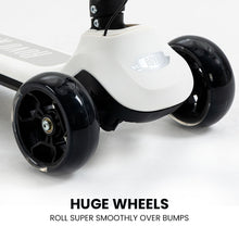 ROVO KIDS 3-Wheel Electric Scooter, Ages 3-8, Adjustable Height, Folding, Lithium Battery, White from kidscarz.com.au, we sell affordable ride on toys, free shipping Australia wide, Load image into Gallery viewer, ROVO KIDS 3-Wheel Electric Scooter, Ages 3-8, Adjustable Height, Folding, Lithium Battery, White
