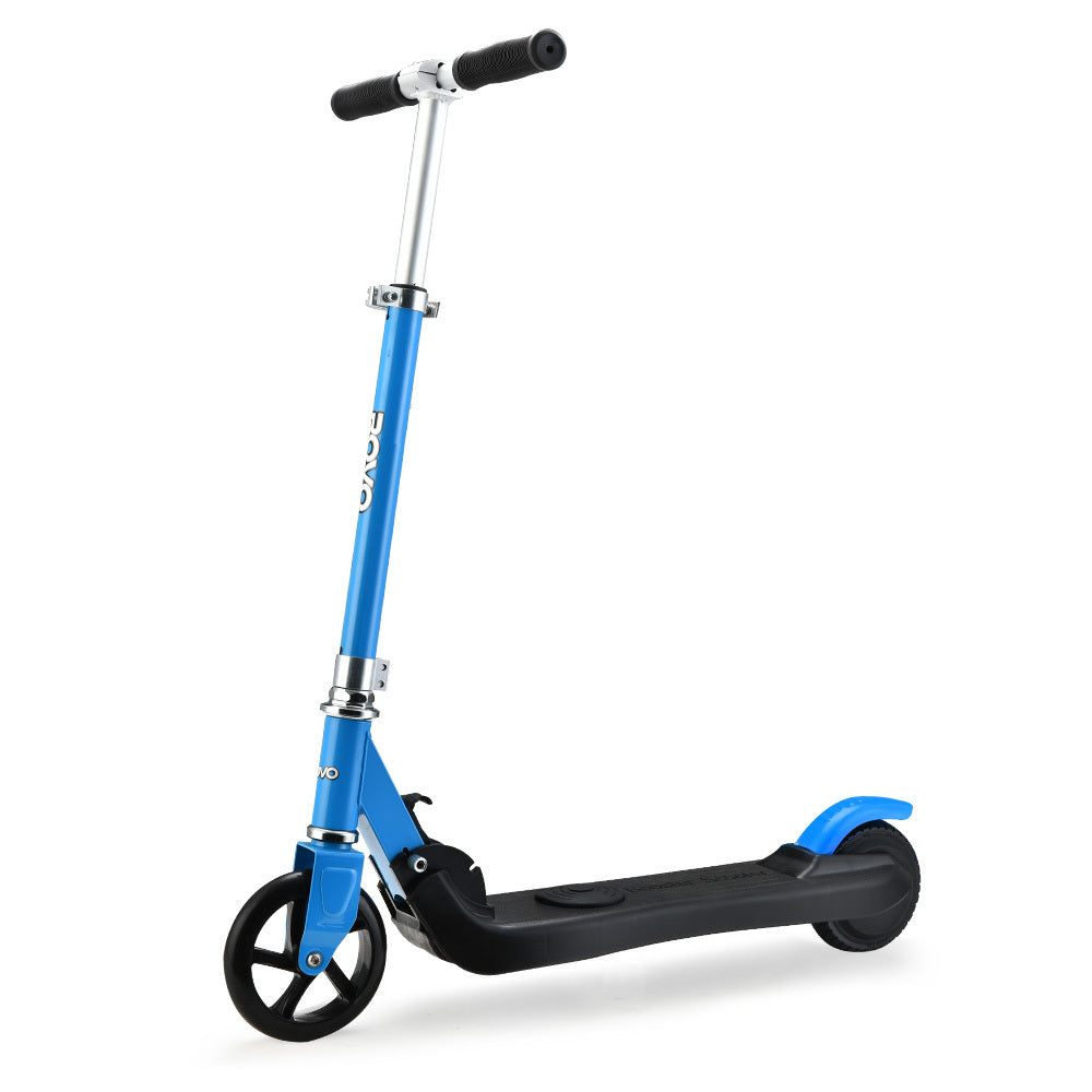 www.kidscarz.com.au, electric toy car, affordable Ride ons in Australia, ROVO KIDS Electric Scooter Lithium Ride-On Foldable E-Scooter 125W Rechargeable, Blue