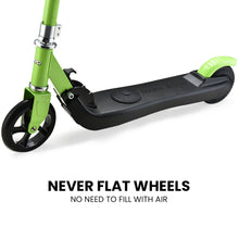 ROVO KIDS Electric Scooter Lithium Ride-On Foldable E-Scooter 125W Rechargeable, Green from kidscarz.com.au, we sell affordable ride on toys, free shipping Australia wide, Load image into Gallery viewer, ROVO KIDS Electric Scooter Lithium Ride-On Foldable E-Scooter 125W Rechargeable, Green
