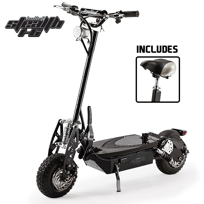 www.kidscarz.com.au, electric toy car, affordable Ride ons in Australia, Kids Teen Electric Scooter | BULLET Stealth 1-6 | Black