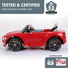 Kahuna Bentley Exp 12 Speed 6E Licensed Kids Ride On Electric Car Remote Control - Red from kidscarz.com.au, we sell affordable ride on toys, free shipping Australia wide, Load image into Gallery viewer, Kahuna Bentley Exp 12 Speed 6E Licensed Kids Ride On Electric Car Remote Control - Red
