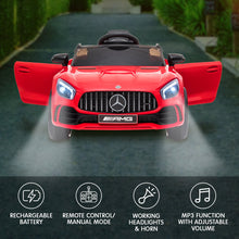 Kahuna Mercedes Benz Licensed Kids Electric Ride On Car Remote Control - Red from kidscarz.com.au, we sell affordable ride on toys, free shipping Australia wide, Load image into Gallery viewer, Kahuna Mercedes Benz Licensed Kids Electric Ride On Car Remote Control - Red
