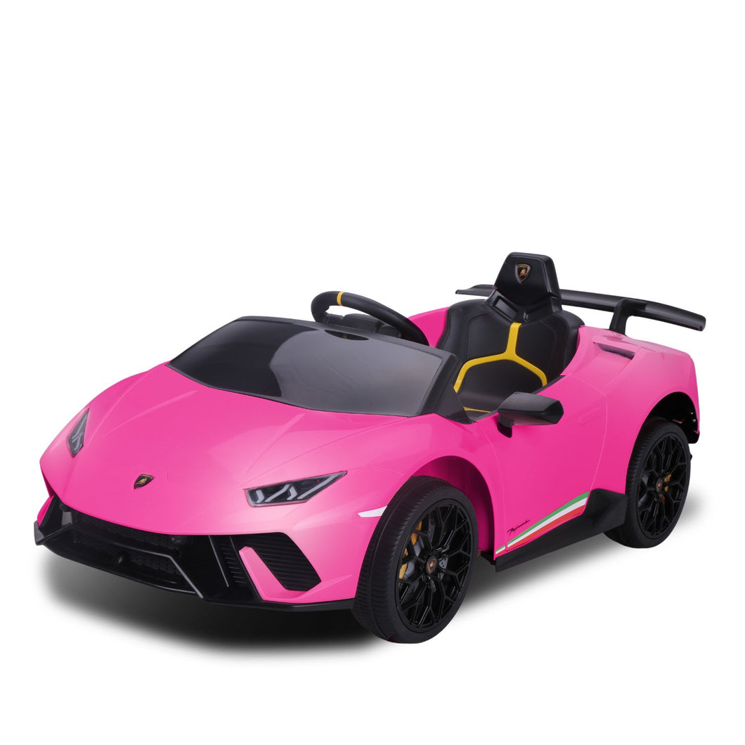 www.kidscarz.com.au, electric toy car, affordable Ride ons in Australia, Kahuna Lamborghini Performante Kids Electric Ride On Car Remote Control by Kahuna - Pink