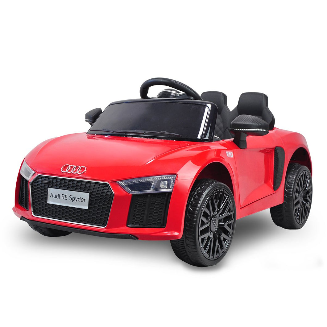 www.kidscarz.com.au, electric toy car, affordable Ride ons in Australia, Kahuna R8 Spyder Audi Licensed Kids Electric Ride On Car Remote Control - Red