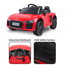 Kahuna R8 Spyder Audi Licensed Kids Electric Ride On Car Remote Control - Red from kidscarz.com.au, we sell affordable ride on toys, free shipping Australia wide, Load image into Gallery viewer, Kahuna R8 Spyder Audi Licensed Kids Electric Ride On Car Remote Control - Red
