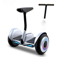 JDOO 10 INCH PRO Hoverboard with Bluetooth Speaker and LED Lights | White